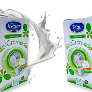 Leche descremada caja 1L TREGAR T
